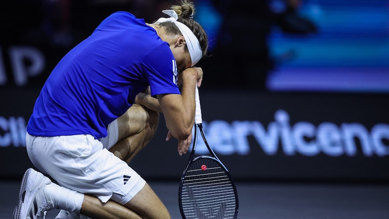 Beim Laver Cup sah man Zverev dessen gesundheitliche Probleme deutlich an. (Bild: AFP/APA/Ronny HARTMANN)