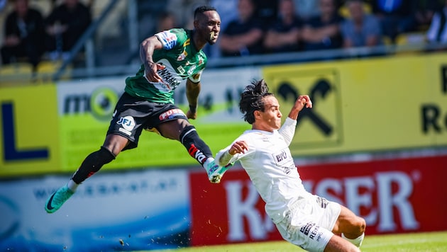 Ried remain second league leaders after their win in Amstetten. (Bild: GEPA)