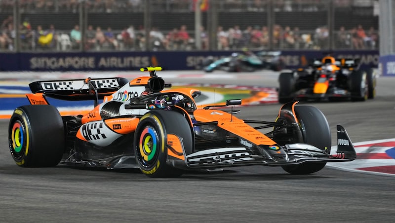 Lando Norris (Bild: AP/Vincent Thian)