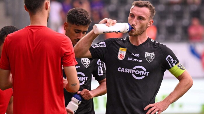 Mike Bähre traf als letzter Mittelfeldspieler für die Altacher.