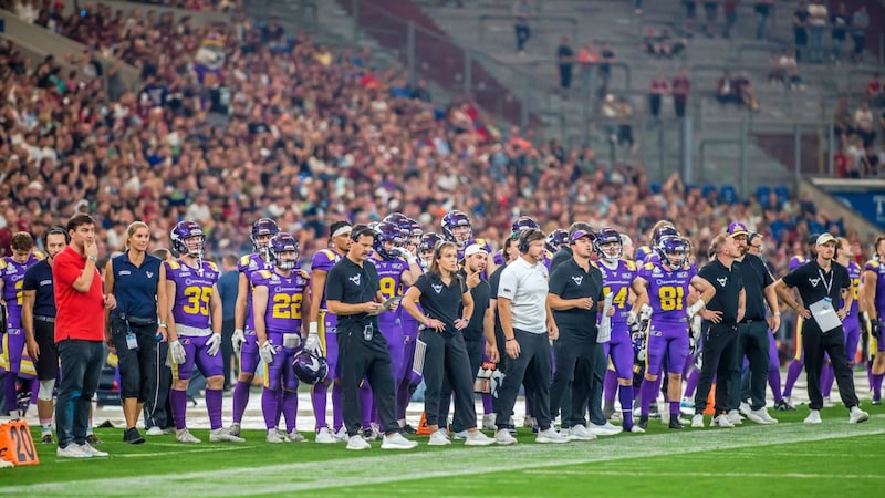 The Vikings were at a lost in front of more than 41,000 fans. (Bild: Hannes Jirgal)