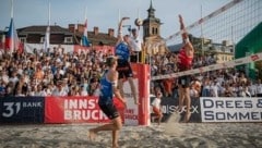 Timo Hammarberg (vorne) und Tim Berger triumphierten in Innsbruck bei Top-Stimmung. (Bild: Max Mauthner)