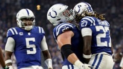 Sieg für die Indianapolis Colts (Bild: AFP/APA/Getty Images via AFP/GETTY IMAGES/Michael Hickey)