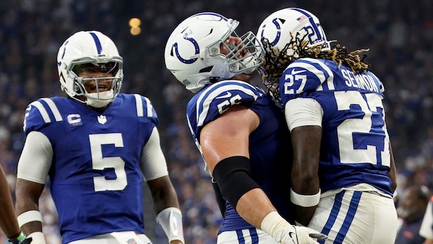 Sieg für die Indianapolis Colts (Bild: AFP/APA/Getty Images via AFP/GETTY IMAGES/Michael Hickey)