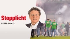 „Krone“-Sportchef Peter Moizi über den Skandal im Wiener Derby.  (Bild: GEPA)