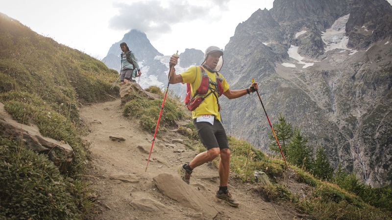 176 Kilometer lief Triebel rund um das Mont-Blanc-Massiv. (Bild: sportograf.com)