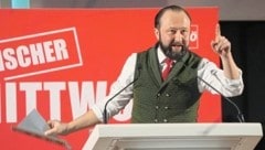 So kennt man ihn seit Jahren: Max Lercher blieb auch bei der letzten Nationalratssitzung wortgewaltig, er bedankte sich bei seiner Rede bei Teilen der Partei für die „tolle Feindschaft“. (Bild: Pail Sepp/Sepp Pail)