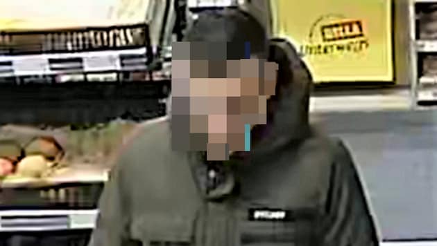 Die Polizei suchte ursprünglich per Fahndungsbild nach dem Täter. (Bild: Polizei OÖ, Krone KREATIV)