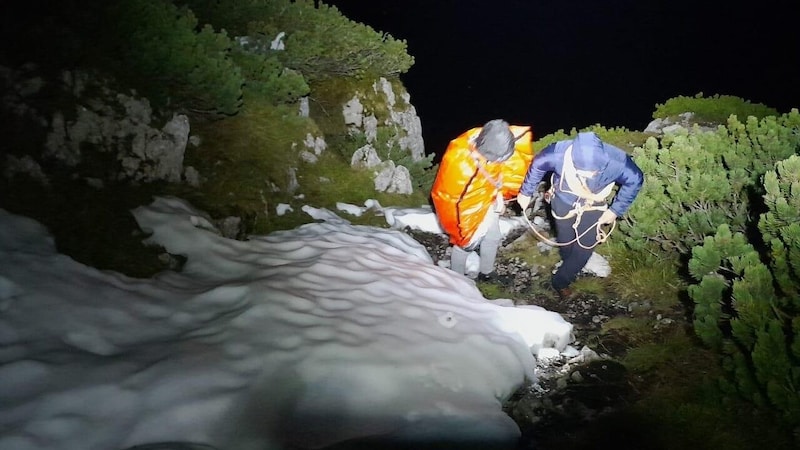 Die Jugendlichen unterschätzten die Bedingungen in alpiner Höhe. (Bild: Bergrettung Salzburg)