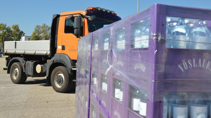 8000 Liter Mineralwasser wurden zur Ausgabe bestellt.