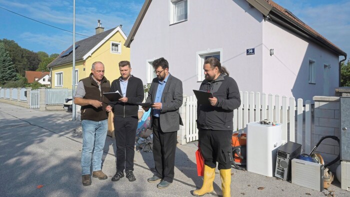 Die Schadenskommissionen sind seit Freitag in St. Pölten unterwegs.
