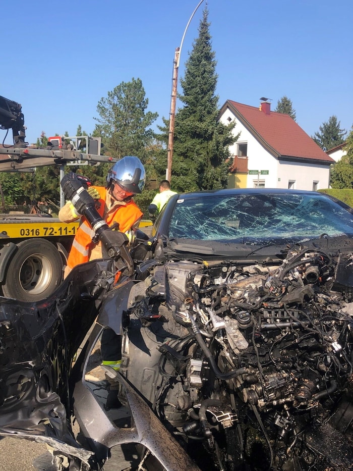Großeinsatz für die Berufsfeuerwehr Graz