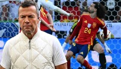 Lothar Matthäus zeigt sich in der Causa Elfmeter-Alarm um Cucurella verwundert. (Bild: AP/APA/AFP/THOMAS KIENZLE)