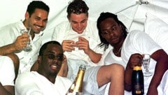 Leonardo DiCaprio 1998 auf einer der „White Partys“ von P. Diddy in den Hamptons (Bild: picturedesk.com/Globe Photos / Zuma)