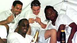 Leonardo DiCaprio 1998 auf einer der „White Partys“ von P. Diddy in den Hamptons (Bild: picturedesk.com/Globe Photos / Zuma)