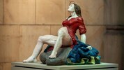 Anfang Juli war die Figur einer gebärenden Frau geköpft worden.