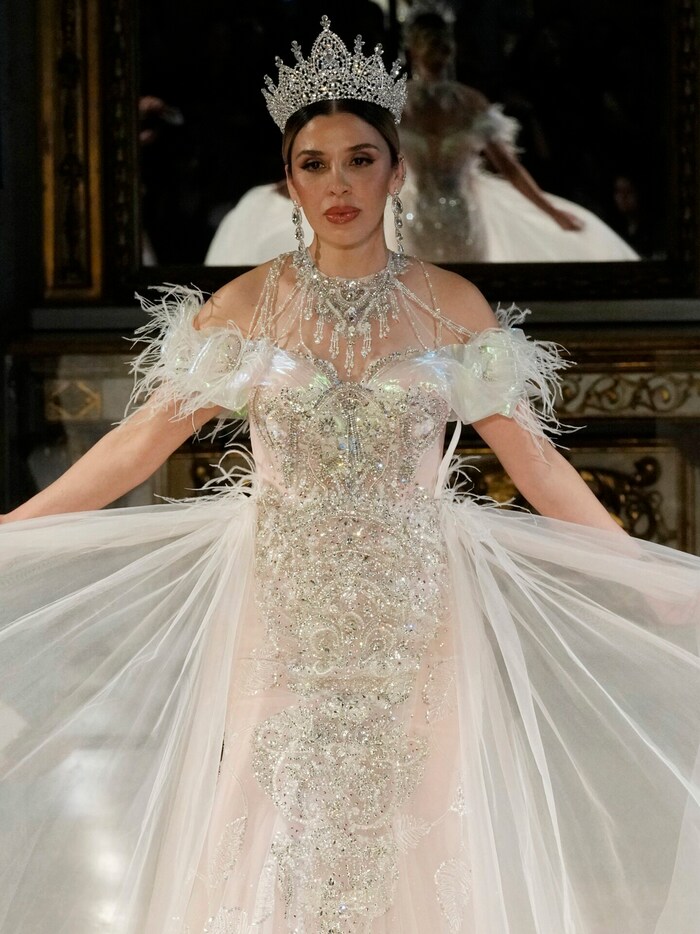 ... Fairytale princess on the catwalk.