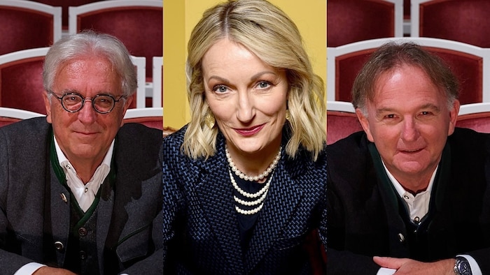 Guaranteed success: Anthoff, Gruber, Lerchenberg (from left). 