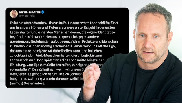 Matthias Strolz from Vorarlberg was a co-founder of the NEOS. Since last year, there have been repeated rumors of a political comeback for the 51-year-old. This has now come to nothing, Strolz is leaving politics for good. (Bild: Krone KREATIV/APA/Georg Hochmuth, Screenshot/x.com/matstrolz)