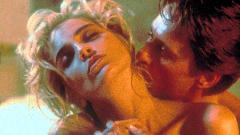 Douglas caused controversy with Sharon Stone in "Basic Instinct". (Bild: TriStar Pictures)