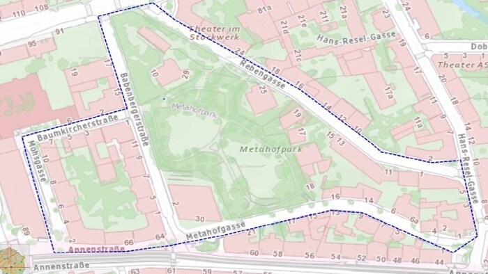 Die neue Schutzzone im Metahofpark
