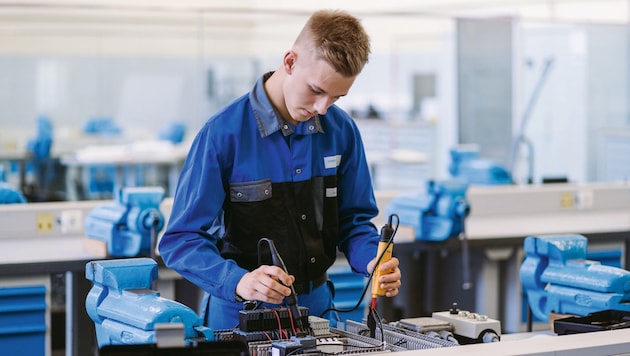 130 places are currently available at the training center in Vorarlberg. 13 professions can be learned. (Bild: voestalpine)