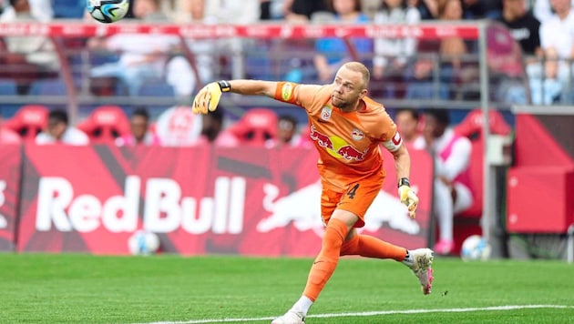 Alexander Schlager stand zuletzt am 28. April beim 2:2 zwischen Red Bull Salzburg und Sturm Graz auf dem Rasen. (Bild: GEPA/GEPA pictures)