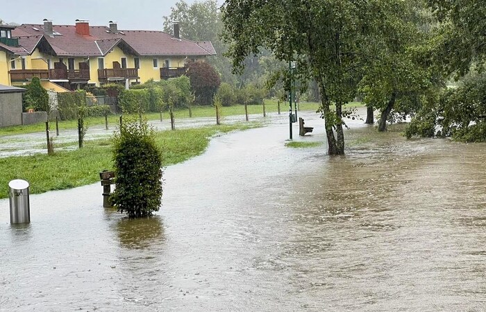Besonders der Flachgau (Bergheim) war vom vergangenen Hochwasser betroffen.