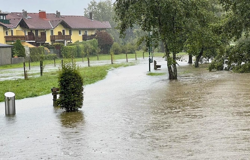 Besonders der Flachgau (Bergheim) war vom vergangenen Hochwasser betroffen. (Bild: Tschepp Markus)