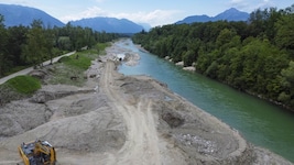 Aufgrund des Klimawandels ist in Zukunft die Weiterentwicklung der Hochwasserschutzmaßnahmen ...