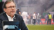 Rapids Präsident Wrabetz kündigt Strafen für jene an, die im Derby zu Rowdys wurden.