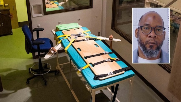 Marcellus Williams wurde mit der Giftspritze hingerichtet. (Bild: Krone KREATIV/APA/AP, Missouri Department of Corrections)