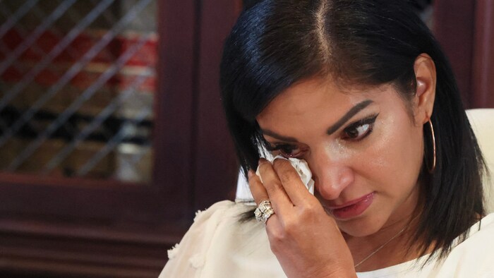Weeping, Graves described what was done to her by P. Diddy.