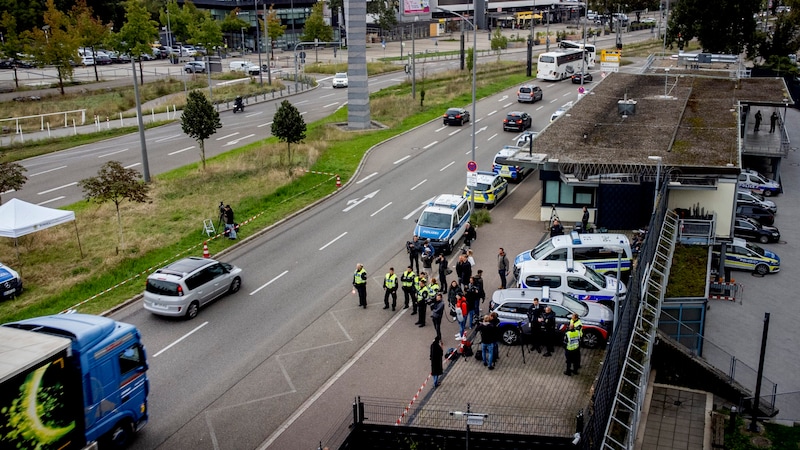 German controls at the border with France in Kehl (Bild: AP/The Associated Press)