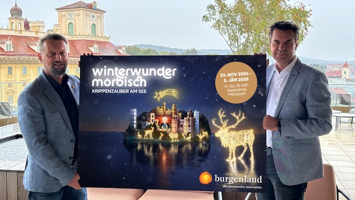 Burgenland Tourism CMO Kurt Kaiser and Burgenland Tourism Managing Director Didi Tunkel at today's Tourism Info Talk.