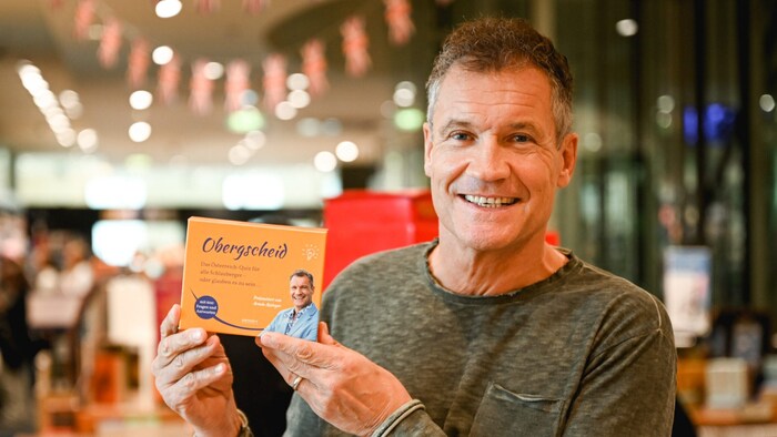 The ex-skier has also "cheated" a question about himself into his quiz.