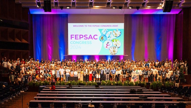 Around 1000 participants attended the FEPSAC congress. (Bild: Innsbruck Tourismus)