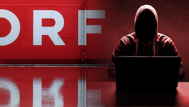 A Russian hacker collective has targeted the ORF and the political parties. (Bild: Krone KREATIV/APA/ROLAND SCHLAGER, Stock Adobe)