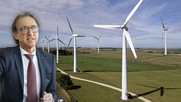 Eine fossilfreie Zukunft ist das ganz große Ziel von Leonhard Schitter, dem Vorstandsvorsitzenden der Energie AG. (Bild: Krone KREATIV/Markus Wenzel, AFP)