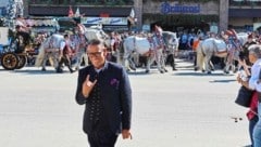 Feierte am Oktoberfest in München ausgelassen: Klaus Leutgeb (Bild: Scharinger Daniel/Pressefoto Scharinger)