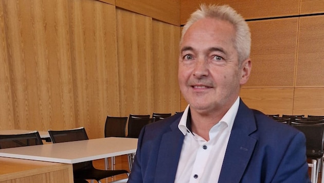 Gottfried Reif bei einem Prozesstermin in Leoben