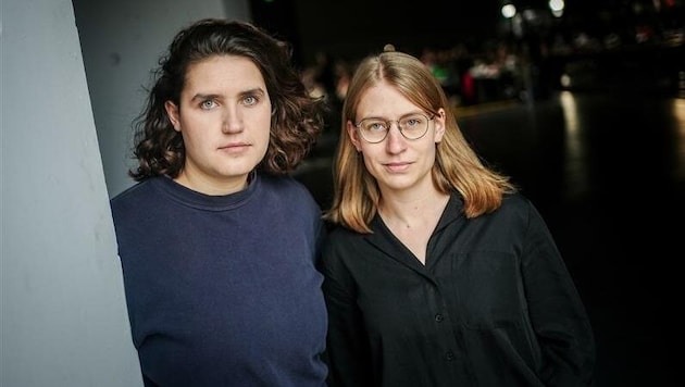 The spokespersons of the Green Youth: Katharina Stolla and Svenja Appuhn (Bild: picturedesk.com/dpa)