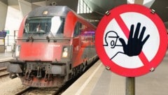 Endstation: So mancher Railjet kann aktuell nicht planmäßig abfahren. (Bild: ,Krone KREATIV)