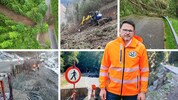 Die Unwetter bringen die Straßenerhalter an die Erschöpfungsgrenze. Am Bild der steirische ...