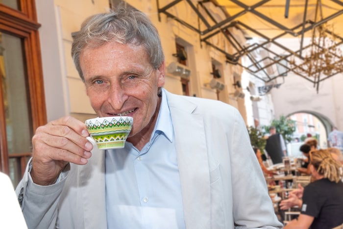 Company boss Reinhold Schärf himself