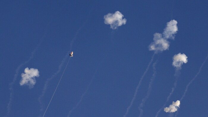Raketen der Hisbollah auf Israel