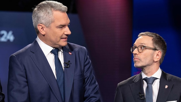 Nehammer and Kickl: sympathies? Not at all ... Similarities? Many ...