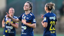 Die Frauen des SKN St. Pölten Rush haben es zum dritten Mal in Folge in die Champions-League-Gruppenphase geschafft. (Bild: GEPA/GEPA pictures)