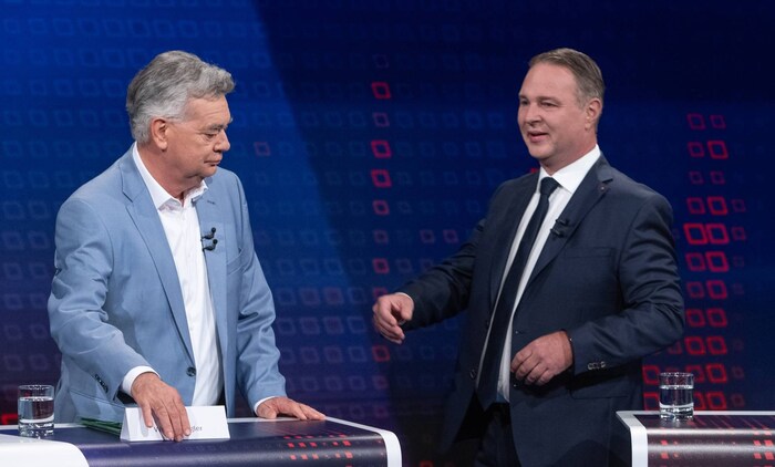 Werner Kogler gab sich optimistisch, Andreas Babler holte zum Rundumschlag aus.