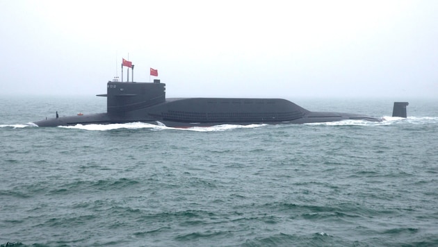 A Chinese nuclear-powered submarine (symbolic image) (Bild: APA/AFP)